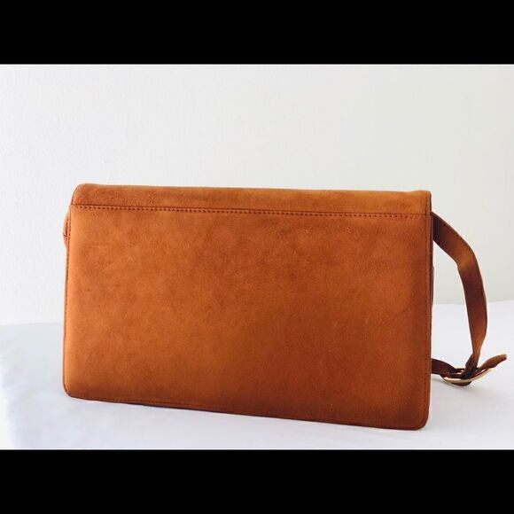 ROSINA FERRAGAMO SCHIAVONE Vintage leather and suede purse - Picture 9 of 10